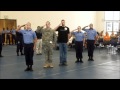 Knock Out Drill Between Current Cadets and Past Cadets