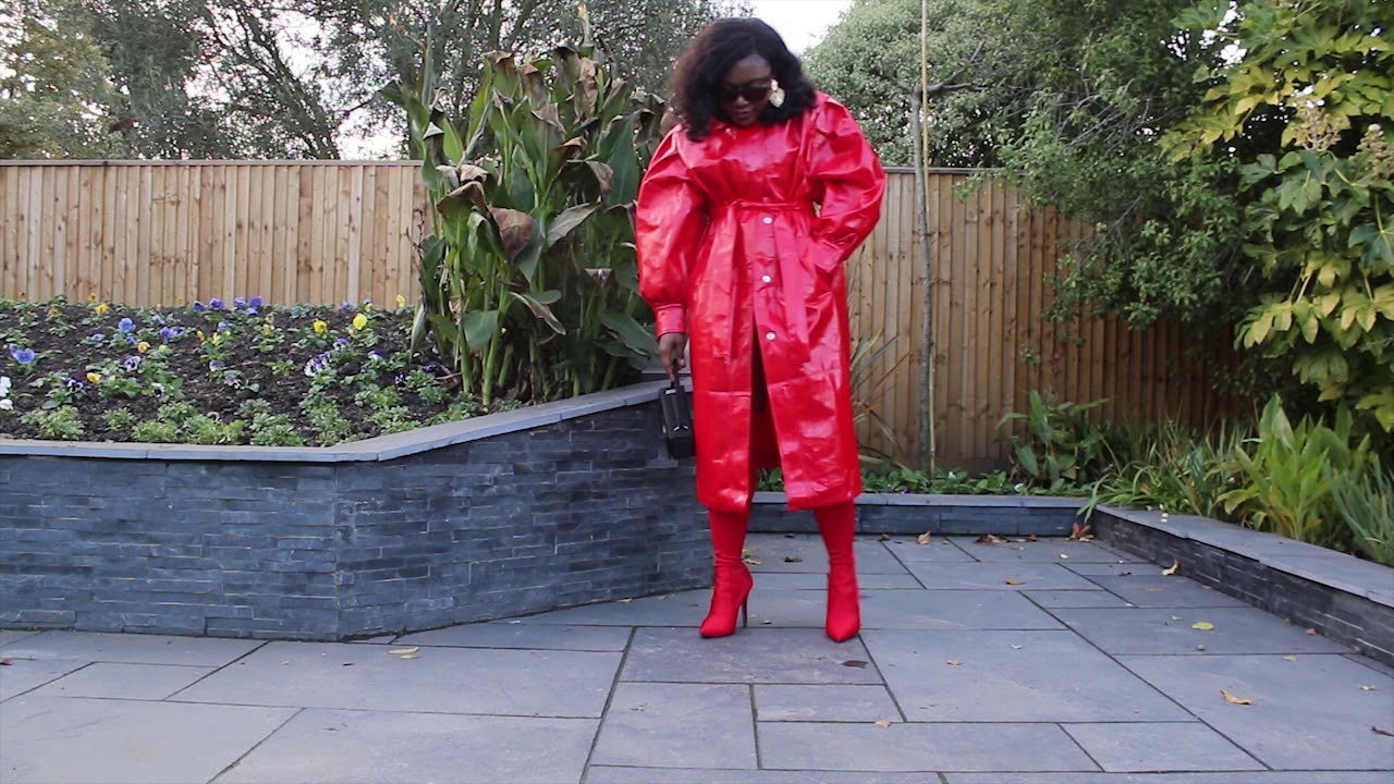 THREE AUTUMN WINTER OUTFIT IDEAS FEAT ASOS VINYL TRENCH COAT