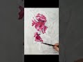 #shorts Basic Flower watercolor - snow plum (wet-in-wet. Arches rough)NAMIL ART