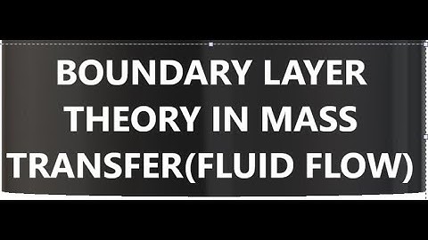 Boundary layer theory