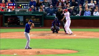Mets vs Phillies 09-30-15 - Never Saw a Ball Fall Out of a Sack Before