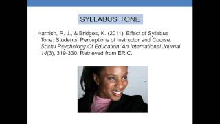 Creating a Powerful Syllabus