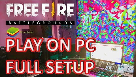 How to Play Free Fire Battlegrounds Pc [ Bluestacks FULL SETUP ] Mouse + Keyboard