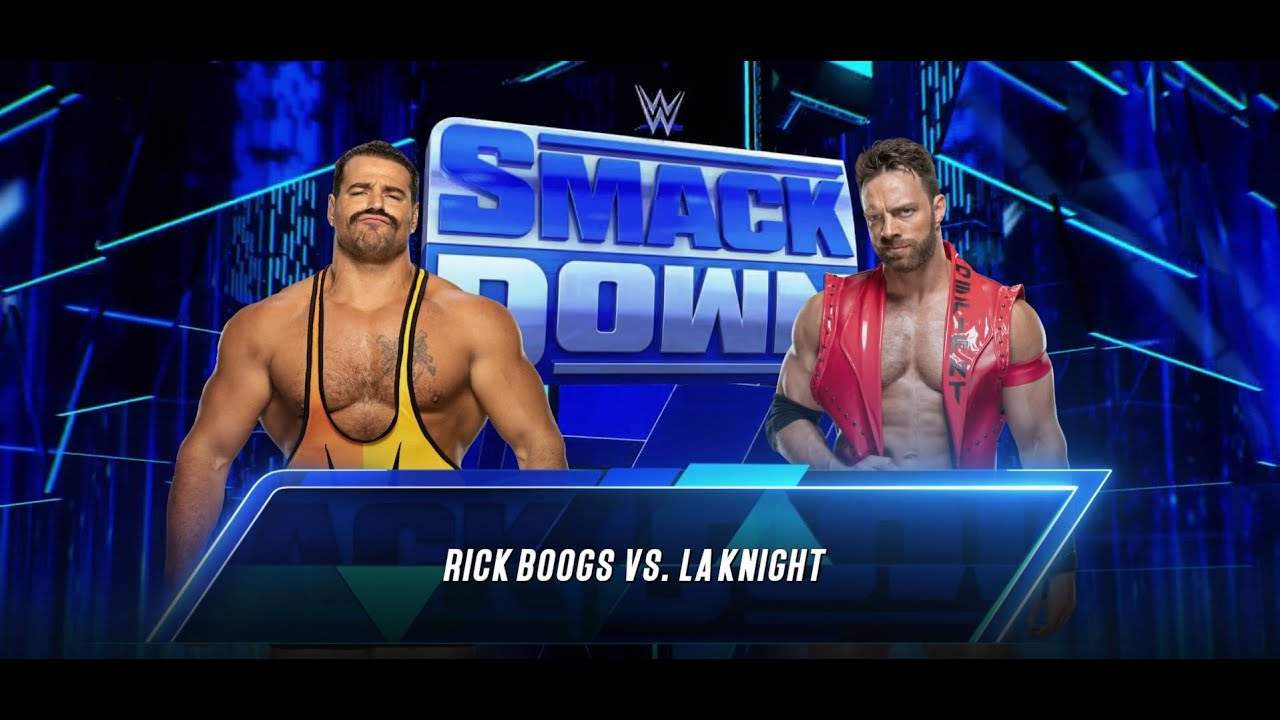 WWE 2K23 LA Knight vs Rick Boogs - YouTube