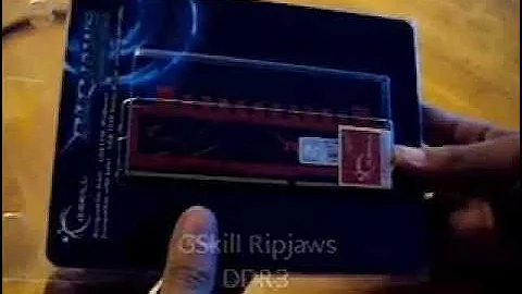 GSkill Ripjaws 4gb DDR3 1333 Unboxing