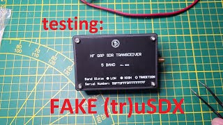 How bad are FAKE (tr)uSDX really ? Let´s find out.....