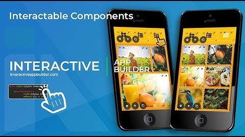 Interactive App Builder - React Native Drag & Drop - Introducing Interactable Components
