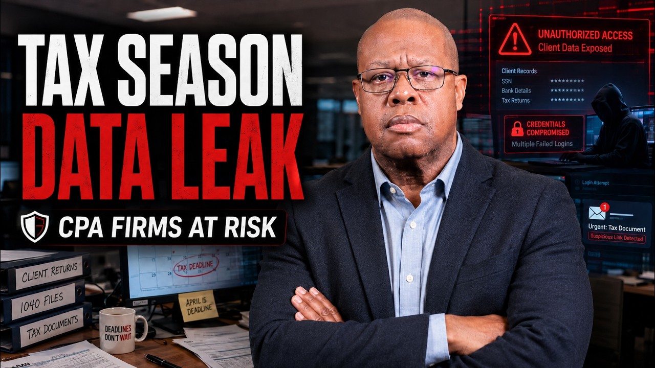Data Leak Threat CPA Firm Cybersecurity Essentials during Tax Season