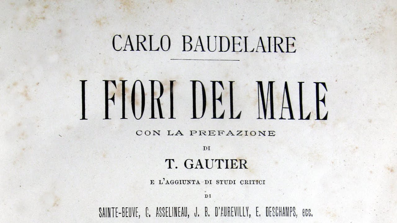 Charles Baudelaire - I fiori del male - 1893 - prima traduzione ...