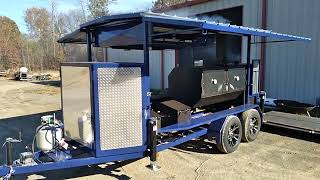 Custom built cook trailer for Kinco Contractors.