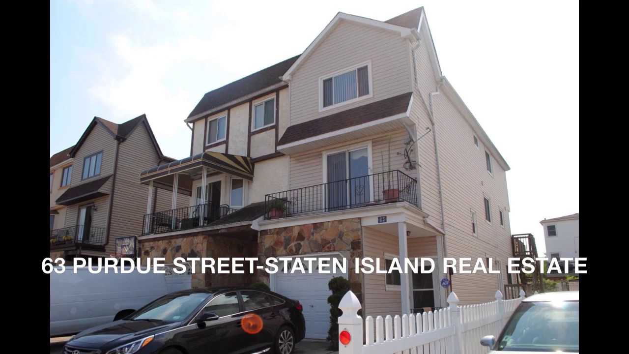 63 PURDUE STREET STATEN ISLAND REAL ESTATE FOR SALE YouTube
