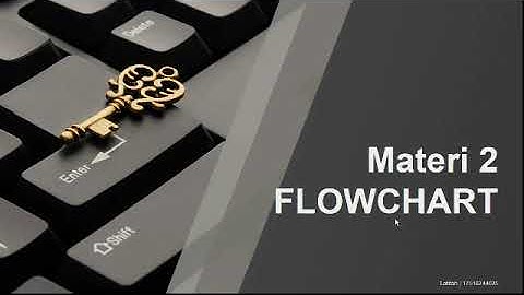 Materi 2 : Flowchart pada Alur Logika Pemrograman Komputer