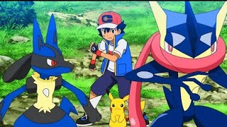 Ash Greninja return and meets Ash and lucario Pokemon ep 108 AMV