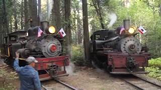 Shay day Photographers special on the Yosemite Mountain Sugar Pine Rail Road.