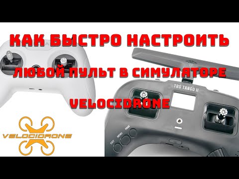 Видео: КАК НАСТРОИТЬ ЛЮБОЙ ПУЛЬТ В СИМУЛЯТОРЕ VELOCIDRONE