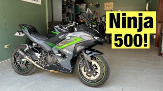 Kawasaki Ninja 500 | Full Review, Sound Check and First Ride