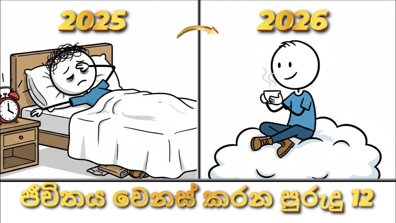 2026 ජීවිතය වෙනස් කරන ප්‍රබල පුරුදු 12 | 12 Life Changing Habits for 2026 #srilanka #habits #video