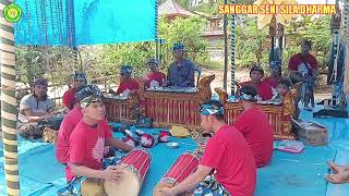Sanggar Seni Sila Dharma Megamel Mengiringi Upacara Pawiwahan Di Tandebura Tabuh Telu Kreasi