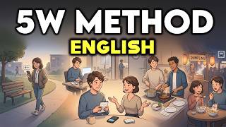 How to Think in English with the 5W Method (Who, What, When, Where, Why) | Conversation Practice