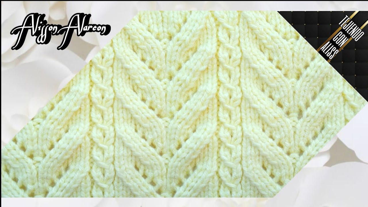 #482 - TEJIDO A DOS AGUJAS / knitting patterns / Alisson . A