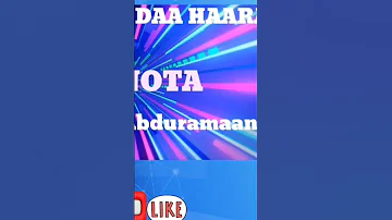 KIRAAM ABDURAHMAN NASHIDA HARAYA WALALAH 