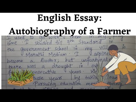 autobiography of a farmer essay in english