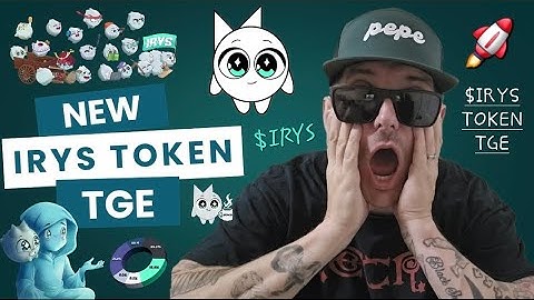 $IRYS - IRYS TOKEN TGE CRYPTO COIN NEW BLOCKCHAIN L1 LAYER 1 AI EVM CHAIN NETWORK DATACHAIN STORAGE