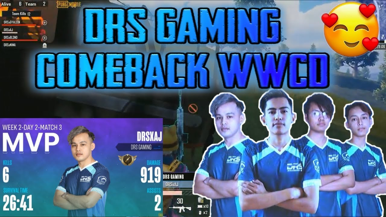 DRS GAMING COMEBACK CHICKEN DINNER 😍 || PMPL SOUTH ASIA S2 WEEK 2 DAY 2 || PUBGM NEPAL - GAURABYT ||