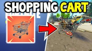 Fortnite SHOPPING CARTS GAMEPLAY Explained! - How To Drive the NEW SHOPPING CARTS IN FORTNITE?!