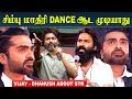 Simbu reaction for thalapathy vijay and dhanush speech  pathu thala audio launch