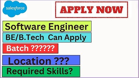 Salesforce is hiring 2024 Batch | Required Skills? | Location? | No % Criteria #jobupdates4u #itjobs