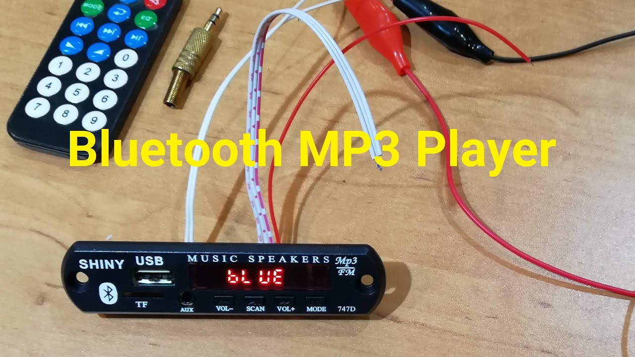 how to install Bluetooth MP3 Player Decoder for amplifier 