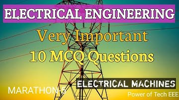 Very important MCQ questions for EEE competitive exams in electrical machines in Tamil