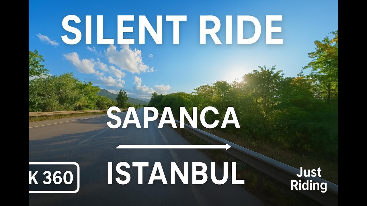 Silent Motorcycle Ride | Sapanca to Istanbul in 4K POV (No Talking, No Music)