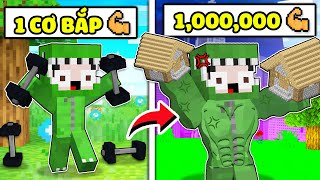 KHANGG BEDWARS THỬ THÁCH 24H TẬP TẠ NÂNG CẤP CƠ BẮP TỪ 1 ĐẾN 1.000.000 CƠ BẮP* NOOB TEAM SIÊU CƠ BẮP