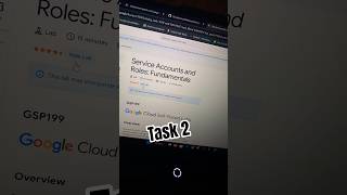 Service Accounts & Roles Lab update #shorts #ytshorts #qwiklabsarcade2026