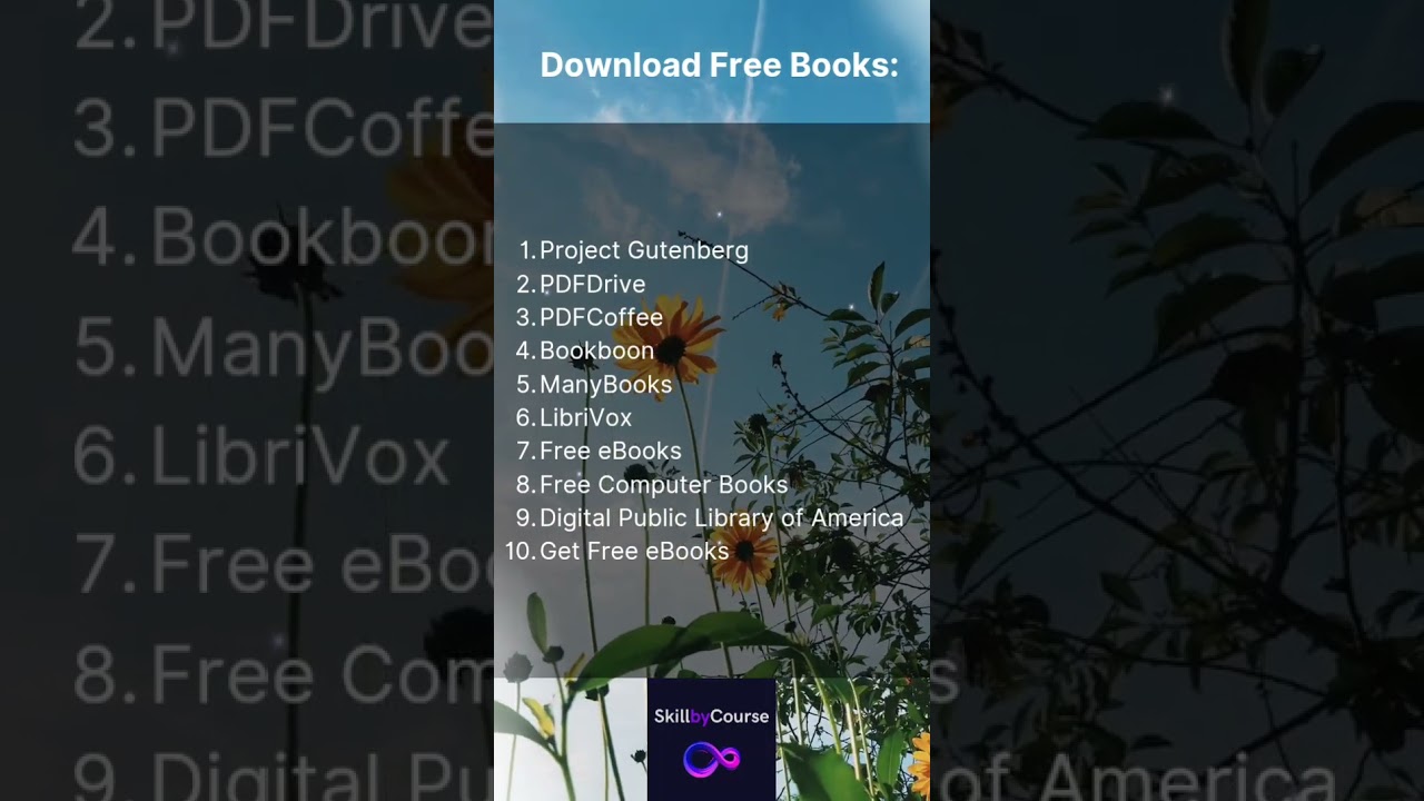 Top Free Books Download Sites  