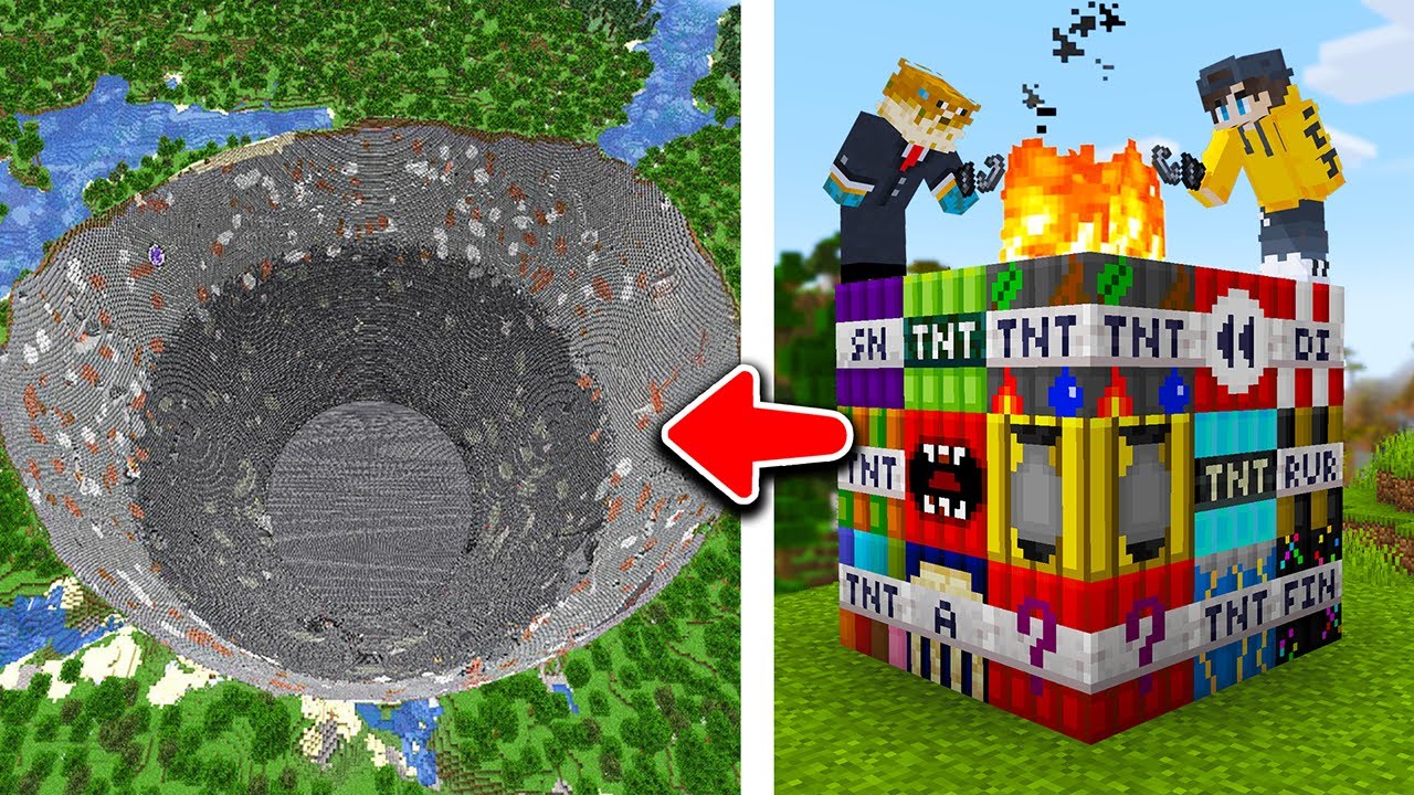 جربنا اقوى انواع التي ان تي في ماين كرافت !!