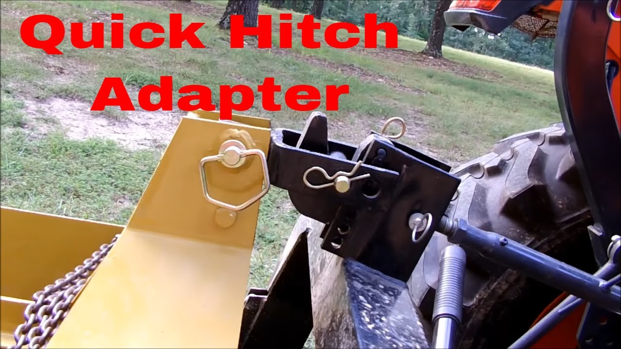 Details about   Versatile Quick Hitch Adapter Inside Width 2-6/7" Fit for Category 1 Quick Hitch 