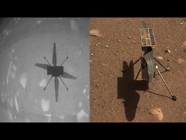 запуск дрона на Марс
