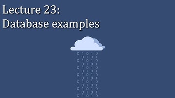 [CSE 312] Lecture 23: Database examples & project
