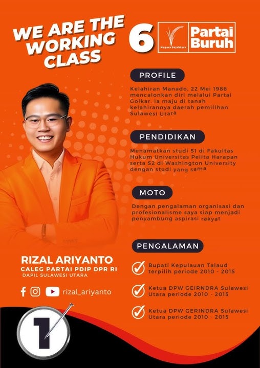 Desain Banner Video Caleg PARTAI BURUH