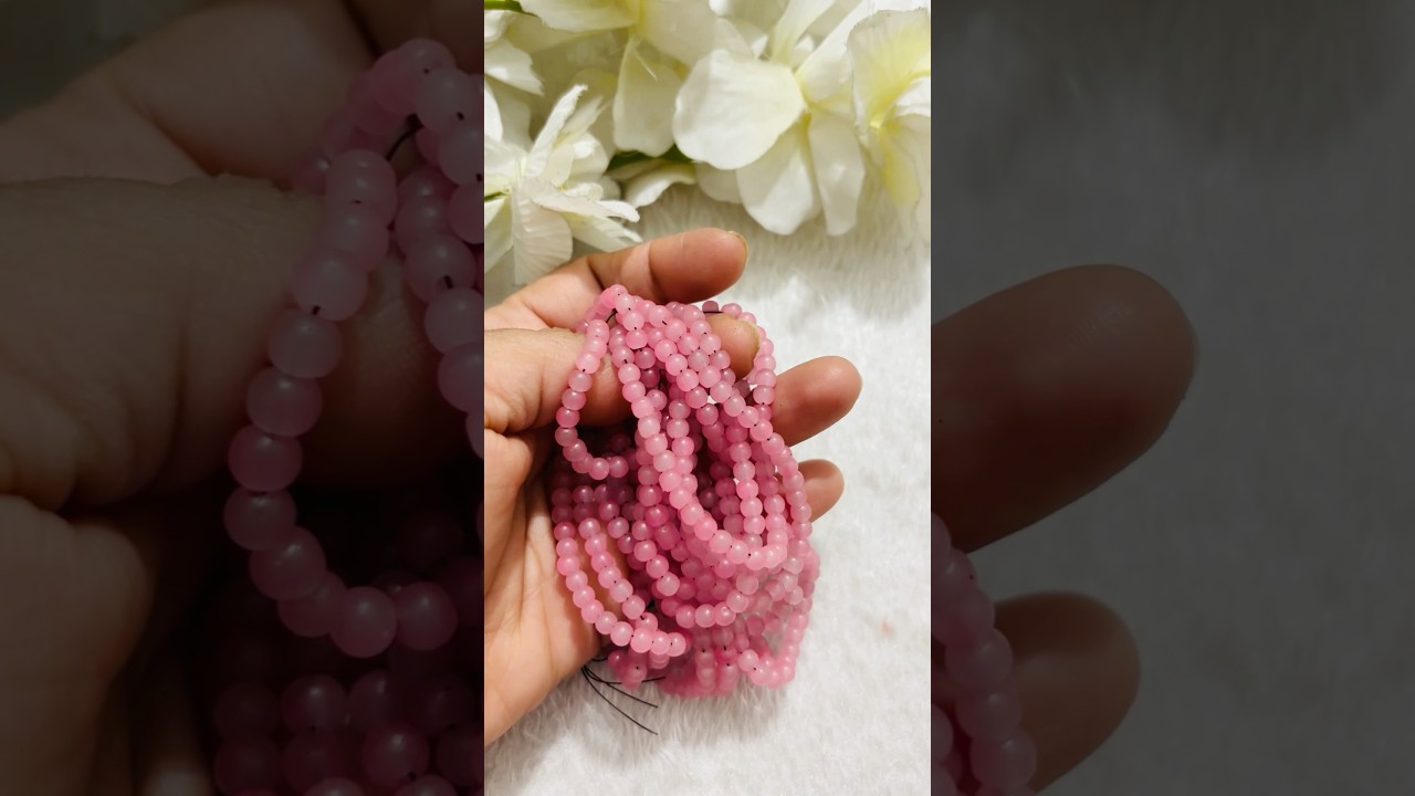 Necklace making tutorial for baby girls 