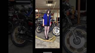 破壊!真鍮マフラー z1 z2 試作品#きわみちゃん #レインボー社長 #shorts #へっぽこ社長