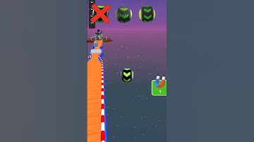 sky rolling ball 3d vs sky parkour run :ball game vs going balls  #goingballs #challenge #shorts