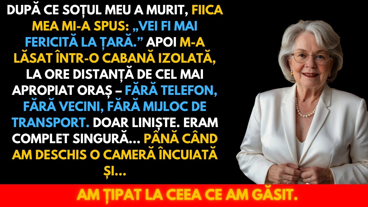 După moartea soțului meu, fiica m-a lăsat la țară — Dar nu a știut ce avea să urmeze