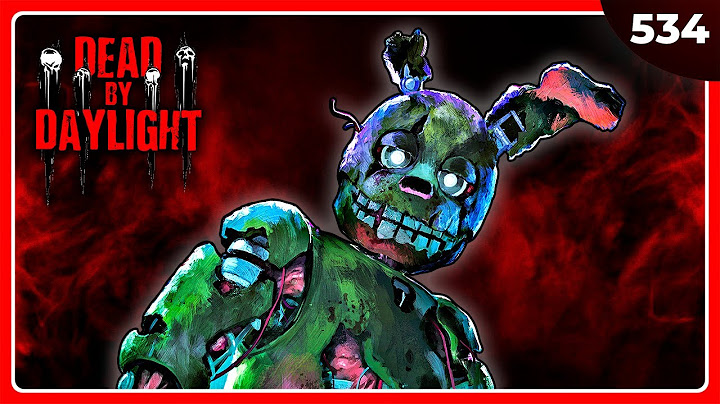Nuevo Asesino: SPRINGTRAP (FNAF) - Poder, Perks, Mori... | DEAD BY DAYLIGHT Gameplay Español