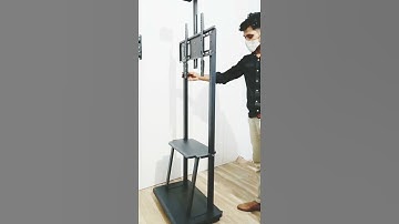 Led tv floor stand 32" to 65", floor moving led tv stand #shorts