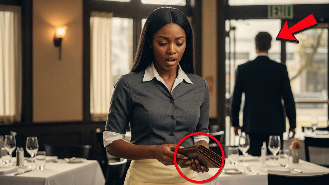 MILIONÁRIO ESQUECEU A CARTEIRA DE PROPÓSITO… A GARÇONETE SURPREENDEU A TODOS!