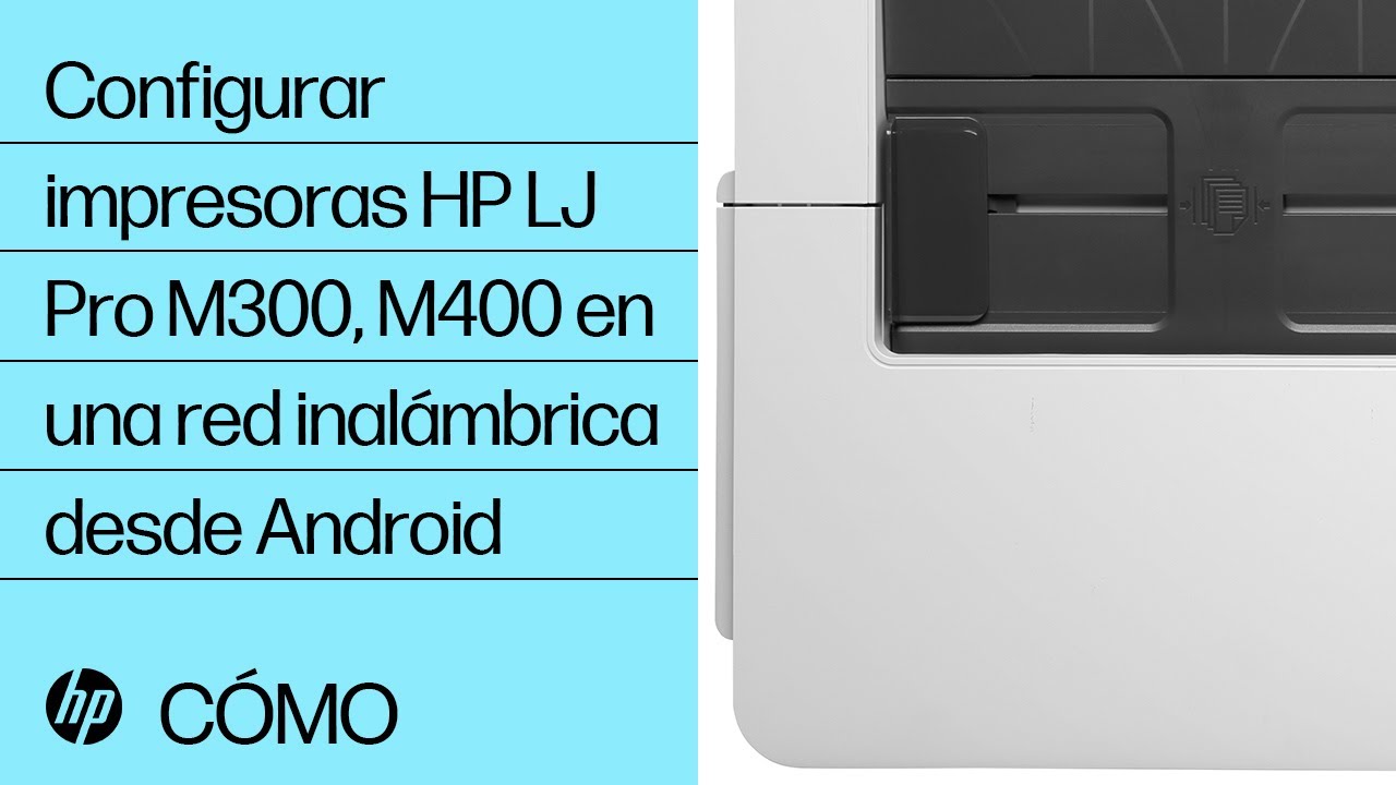HP LaserJet Pro - Configuración de una impresora inalámbrica en una red  inalámbrica utilizando un dispositivo móvil Android | Soporte al cliente de  HP®